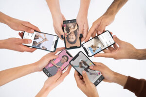 people connected social media